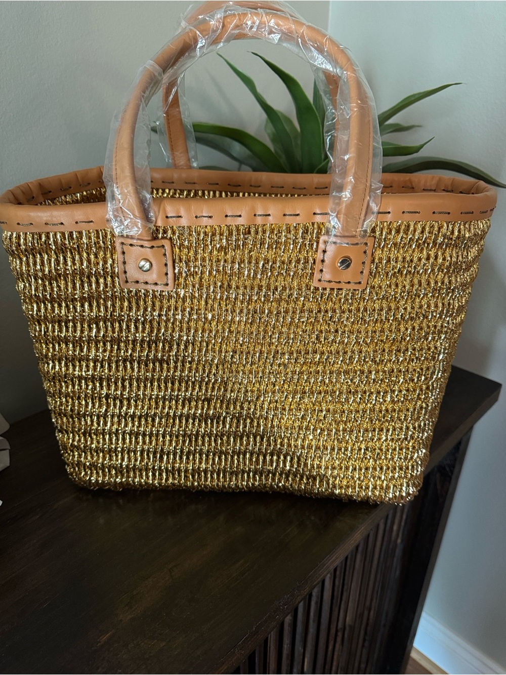 NWT Tory Burch chunky straw tote - Picture 6 of 11